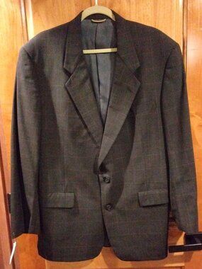 Hart Schaffner & Marx Gold Trumpeter Men's Blazer Size 46L #1119
